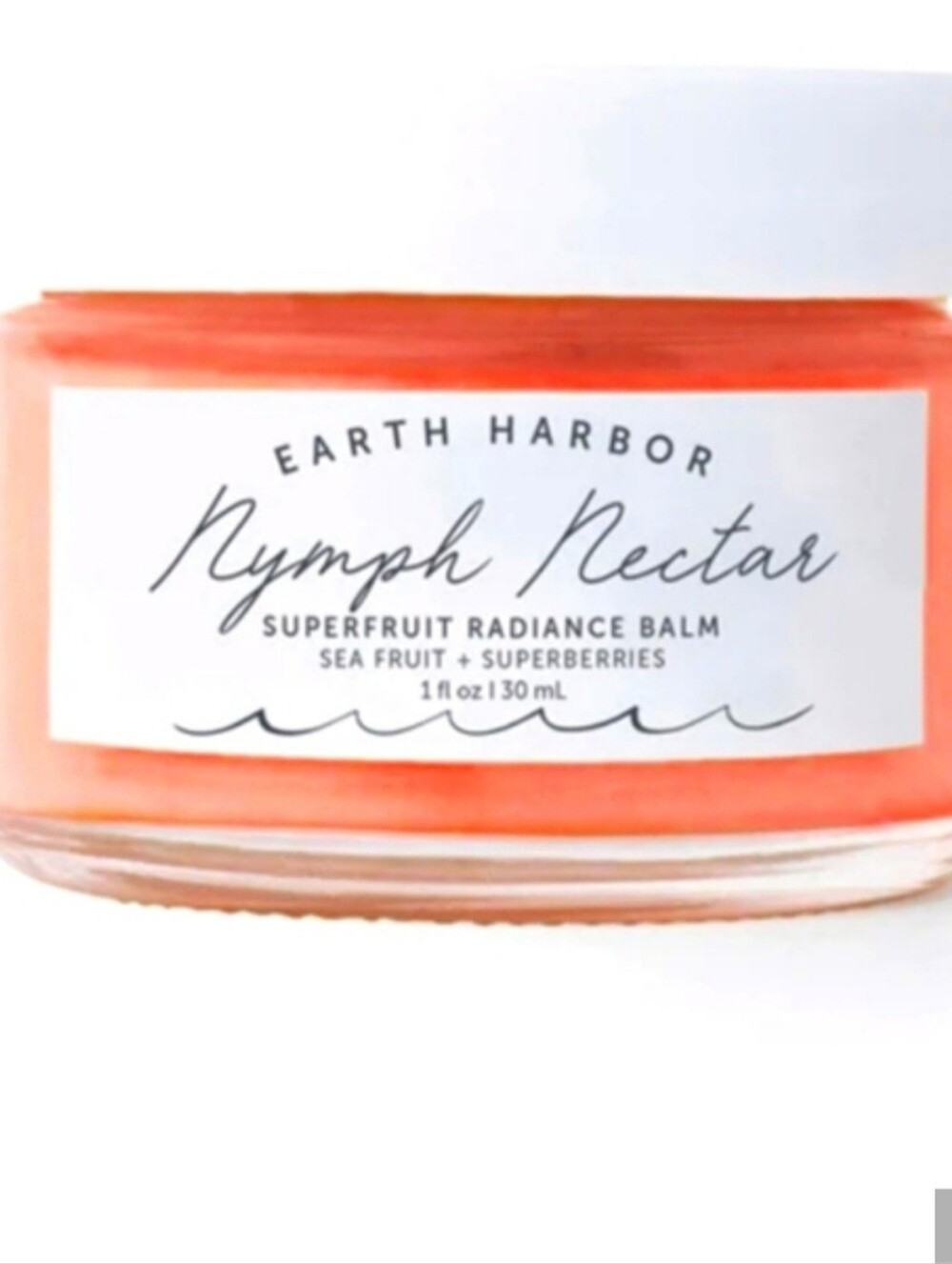 Earth Harbor Nymph Nectar Superfruit Radiance Balm - Coral